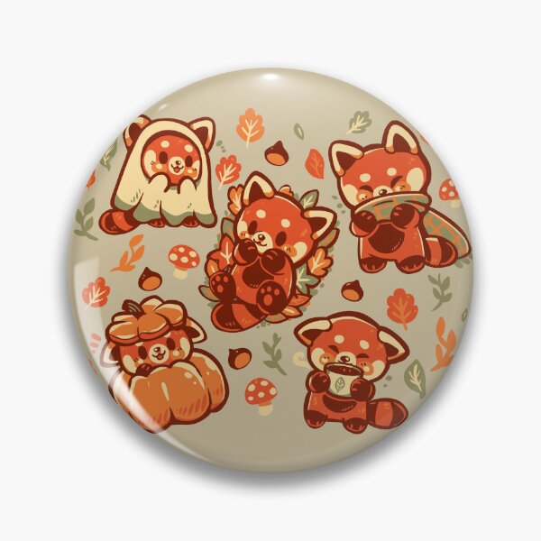 Item preview, Red Panda Autumn Time designed and sold by TechraNova.