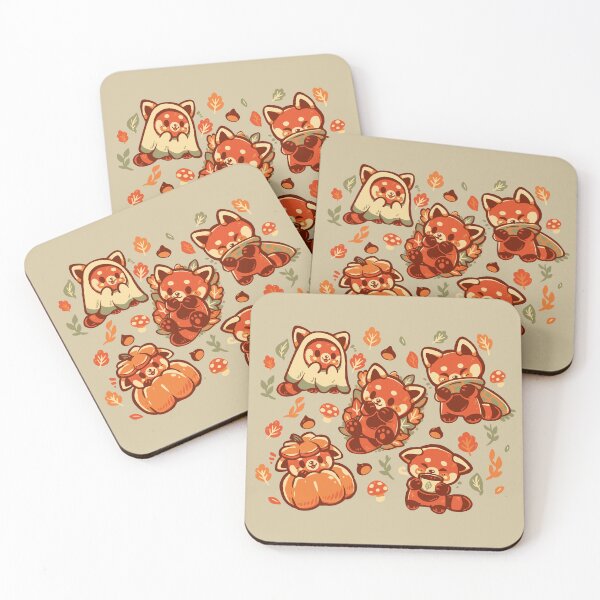 Item preview, Red Panda Autumn Time designed and sold by TechraNova.