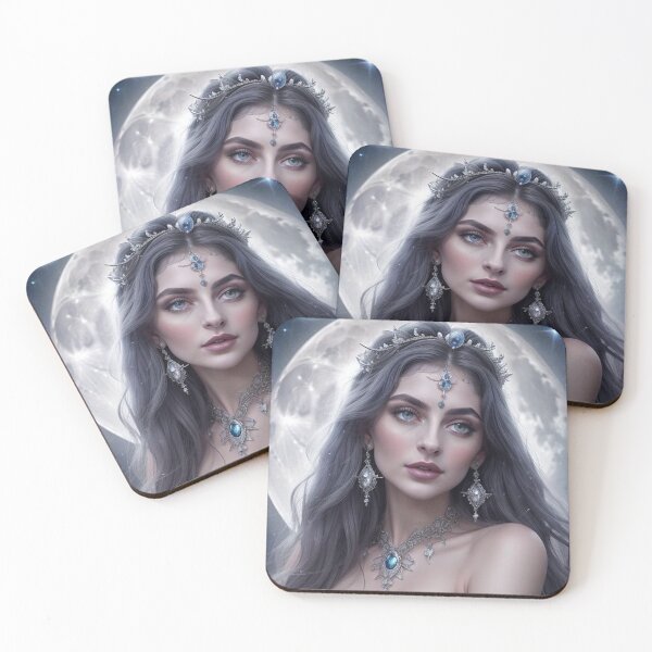 Item preview, Lunar Goddess – Celestial Fantasy Queen of the Moon designed and sold by MissSaylor.