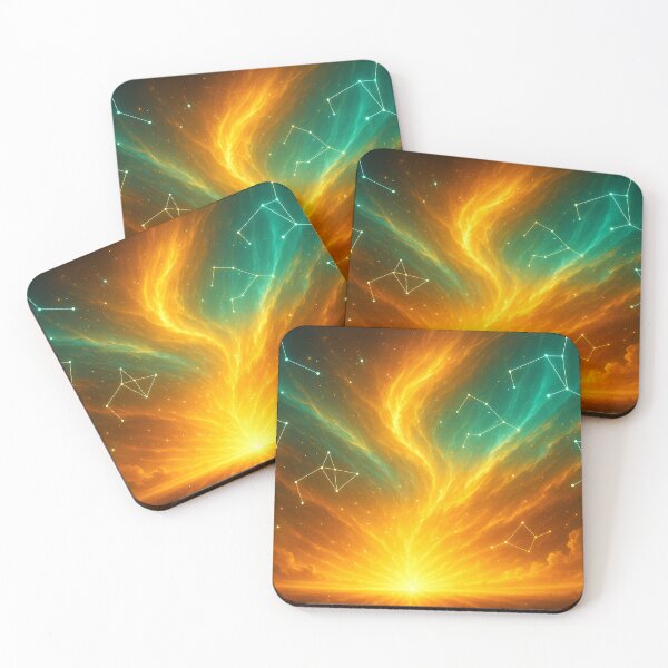 Item preview, Cosmic Fire Constellation Sky - Celestial Fantasy Art designed and sold by Artfully Entertained.