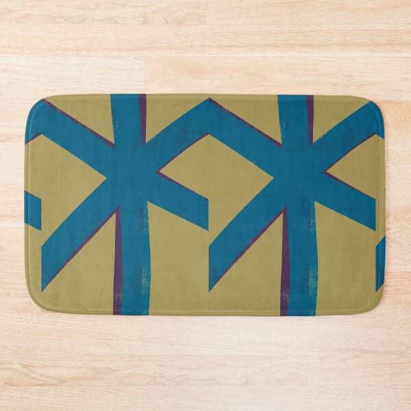 Item preview, Gold Blue Purple Abstract Art Modern Asterisk designed and sold by JashJhaveri.