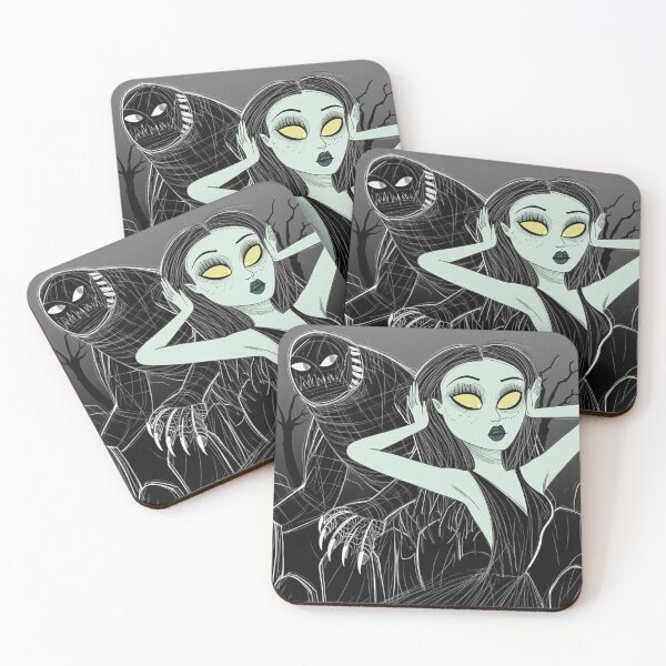 Item preview, The creature from the black lagoon and his bride illustration designed and sold by Vintage Designs +.