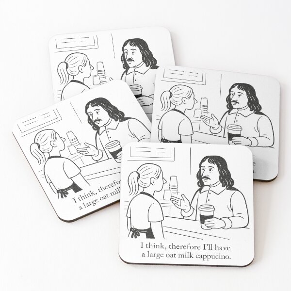 Item preview, Descartes at the Coffee Shop designed and sold by Grand Illusions.