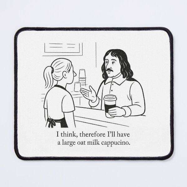 Item preview, Descartes at the Coffee Shop designed and sold by Grand Illusions.