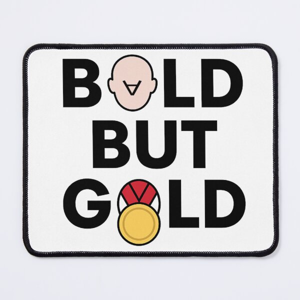 Item preview, Bald But Gold – Funny Minimalist Bald Head Design designed and sold by MarePhinta.