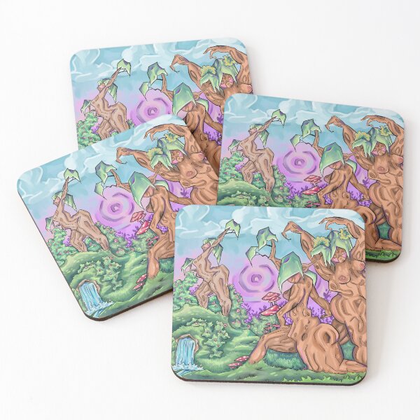 Item preview, Stretching Rising Dryads designed and sold by Pigcowtopus.