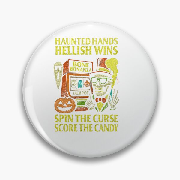 Item preview, Haunted Hustler –Skeleton Slot Machine- Vape & Win Halloween Classic T-Shirt designed and sold by inkfluenceart.