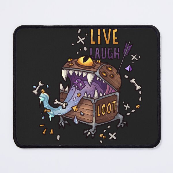 Item preview, Live Laugh Loot | Mimic Chest - Dungeons & Dragons designed and sold by keyvei.