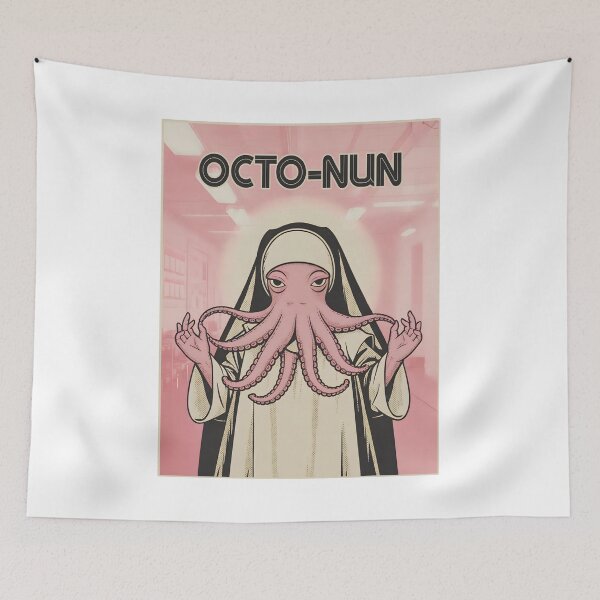 Item preview, Octo-Nun – Funny Octopus Nun designed and sold by SidTastic .