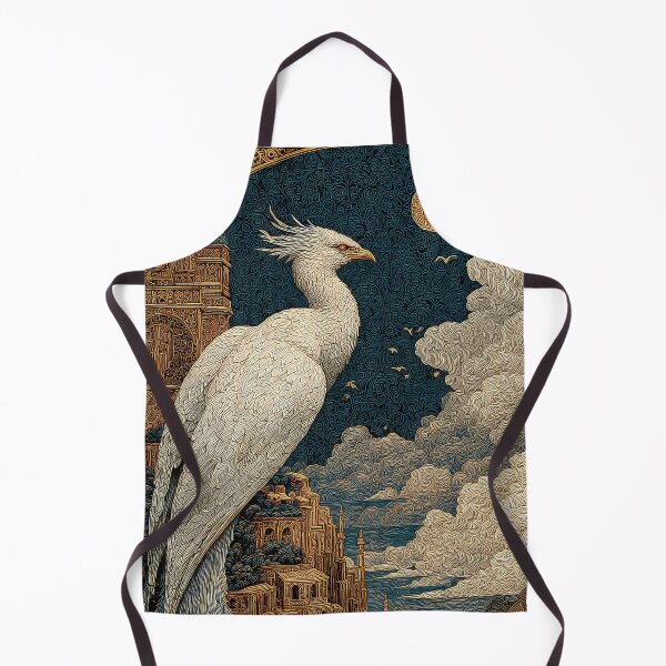 Item preview, immense celestial bird with shimmering silver-blue feathers and fiery golden eyes designed and sold by thewandswant.