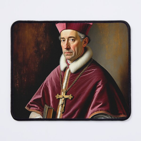 Item preview,  Portrait of a Catholic Cardinal Renaissance era painting  designed and sold by Vintage Designs +.
