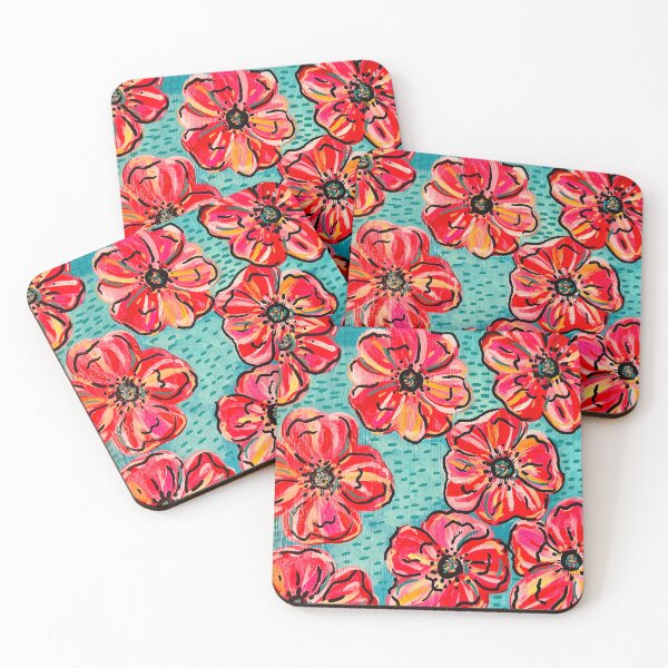 Item preview, Vibrant,Red Poppies  designed and sold by Rebecca Lyon Art .