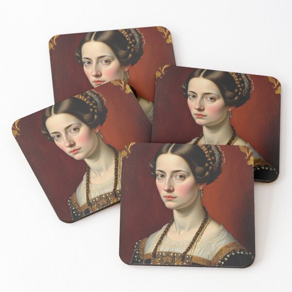 Item preview, Tudor style Portrait of Anne Boleyn the Queen of Henry VIII of England designed and sold by Vintage Designs +.