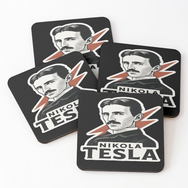 Item preview, Nikola Tesla Portrait designed and sold by Owcomm.