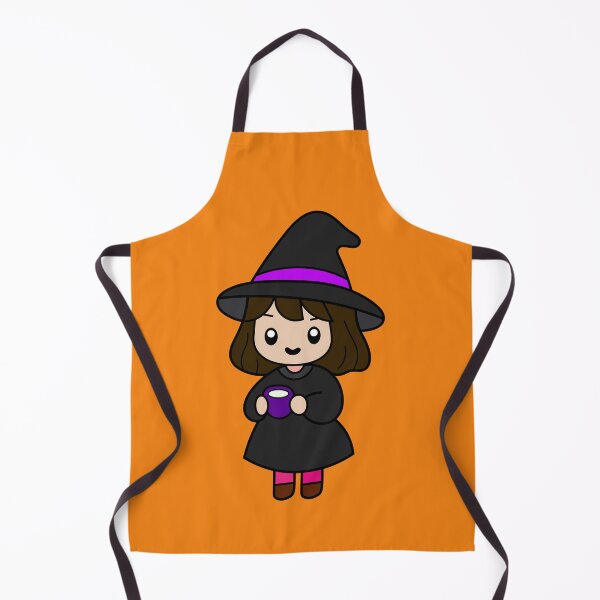 Item preview, Cute and Adorable WITCH Drinking Kawaii Halloween Coffee designed and sold by DibujandoPorfa.