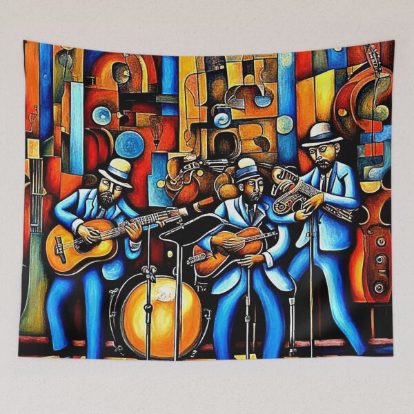 Item preview, Blues Band designed and sold by George Hutton Hunter.