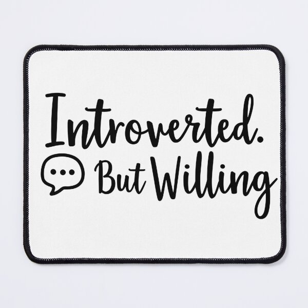 Item preview, Introverted Gen Z Teen Adult Quote designed and sold by HaxunLovesArt3295730.