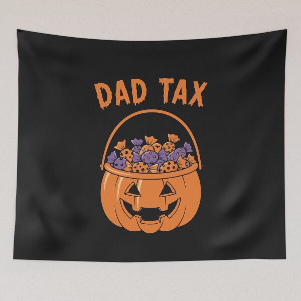 Item preview, Dad Tax Halloween Costume for Father Trick Or Treat Pumpkin Full of Candies  designed and sold by alenaz.