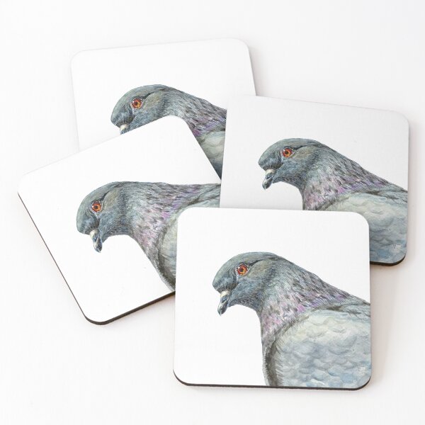Item preview, Realistic hand painted Watercolor of a pigeon designed and sold by Bmoony.