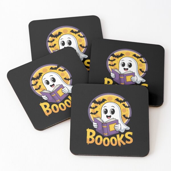 Item preview, Ghost Reading Halloween Bookworm Librarian Book designed and sold by aidenpier.