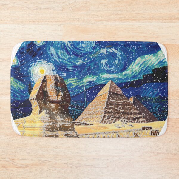 Item preview, sphinx hsl starry night colorful abstract egyptian design designed and sold by SmashingDeals.