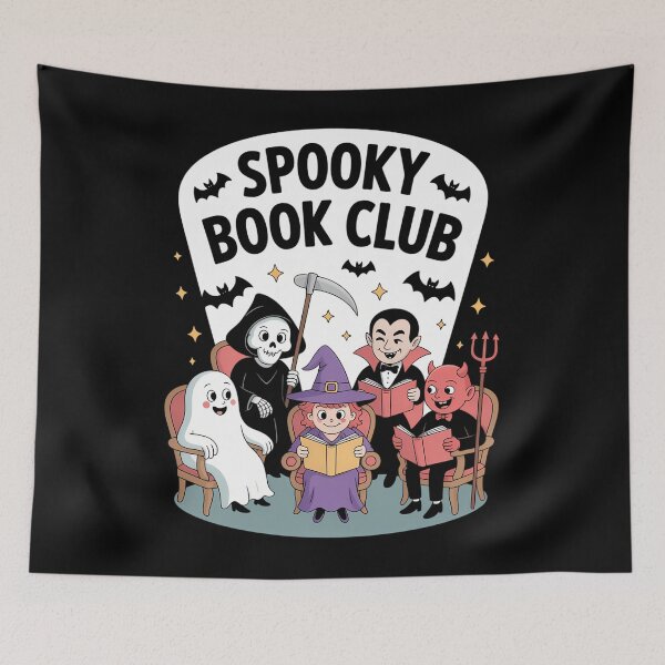 Item preview, Ghost Spooky Book Halloween School Teacher Librarian Reader designed and sold by aidenpier.