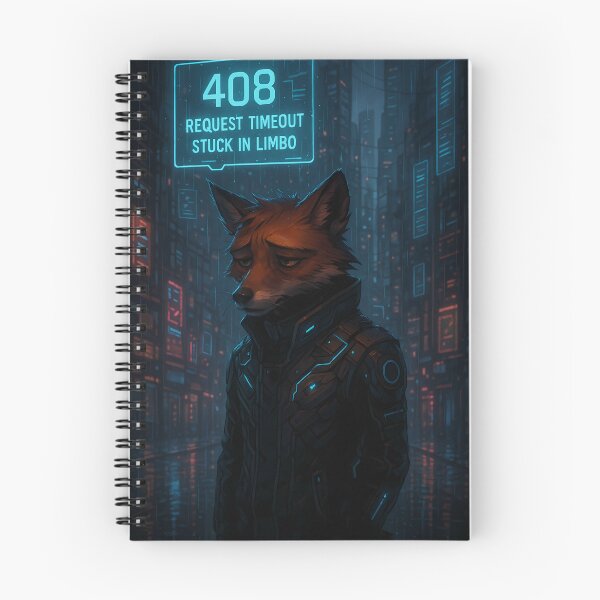 Item preview, Shadowfox - 408 REQUEST TIMEOUT STUCK IN LIMBO designed and sold by ShadowFoxStudio.