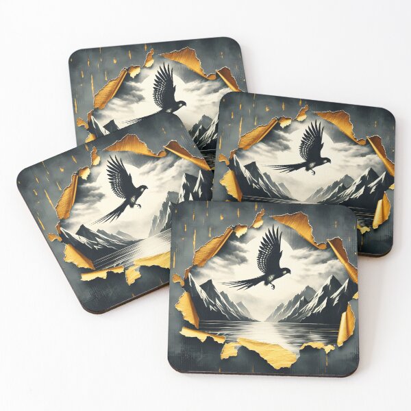 Item preview, Torn Paper Kestrel, Ai Generated Art  designed and sold by ACC .