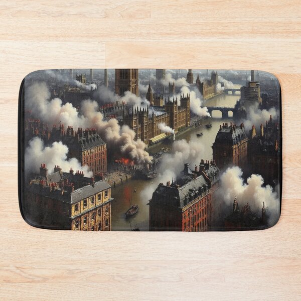 Item preview, Victorian Era London with steam and industrial elements after JMW Turner designed and sold by Vintage Designs +.