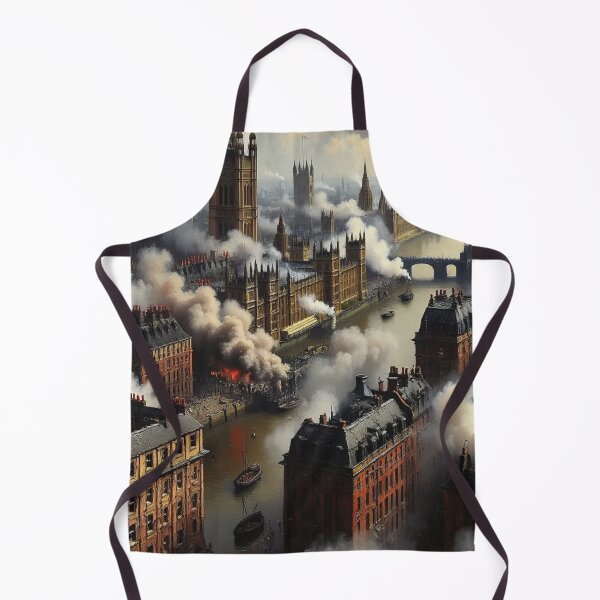 Item preview, Victorian Era London with steam and industrial elements after JMW Turner designed and sold by Vintage Designs +.