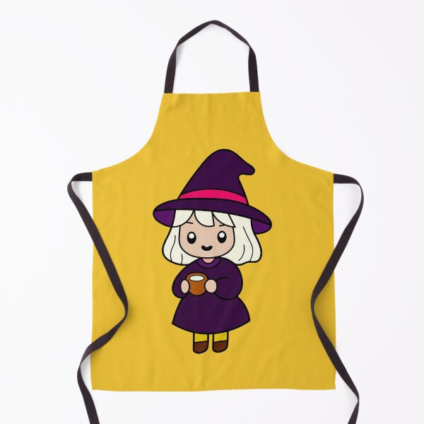 Item preview, Copy of Cute and Adorable Kawaii Halloween Witch Drinking Coffee designed and sold by DibujandoPorfa.