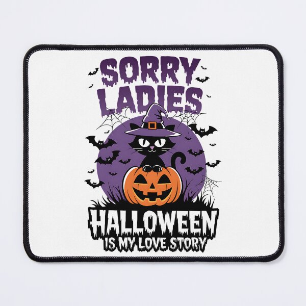 Item preview, Halloween Funny Love Story – Spooky Cute Cat Pumpkin Design designed and sold by Taans-Creation.