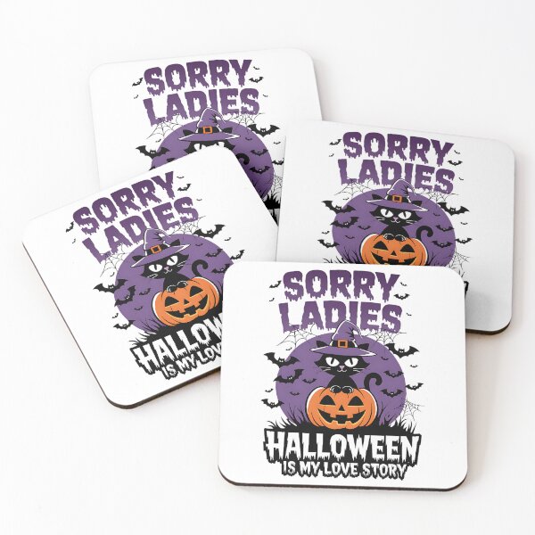 Item preview, Halloween Funny Love Story – Spooky Cute Cat Pumpkin Design designed and sold by Taans-Creation.