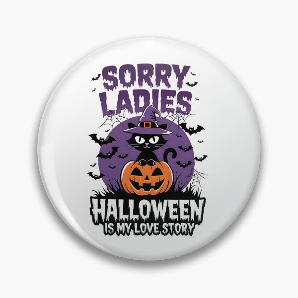 Item preview, Halloween Funny Love Story – Spooky Cute Cat Pumpkin Design designed and sold by Taans-Creation.