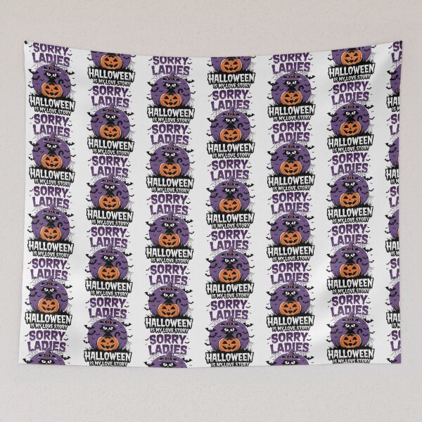 Item preview, Halloween Funny Love Story – Spooky Cute Cat Pumpkin Design designed and sold by Taans-Creation.
