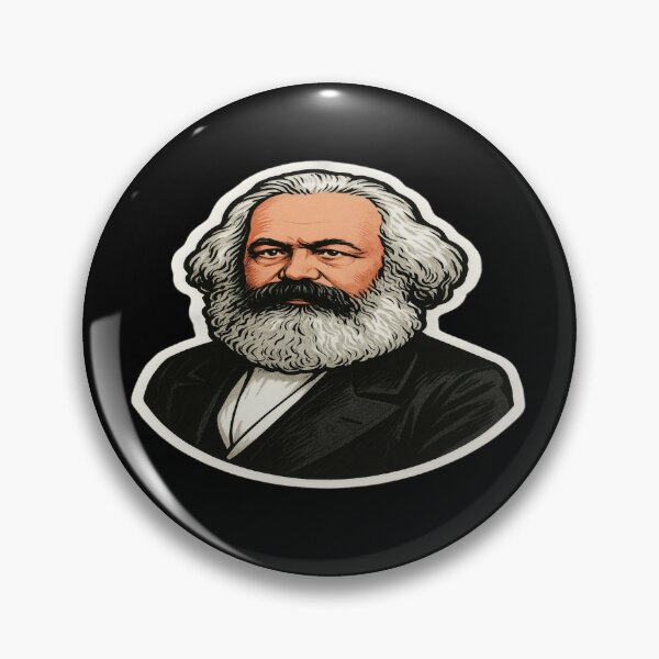 Item preview, Karl Marx Philosopher Portrait  designed and sold by Owcomm.