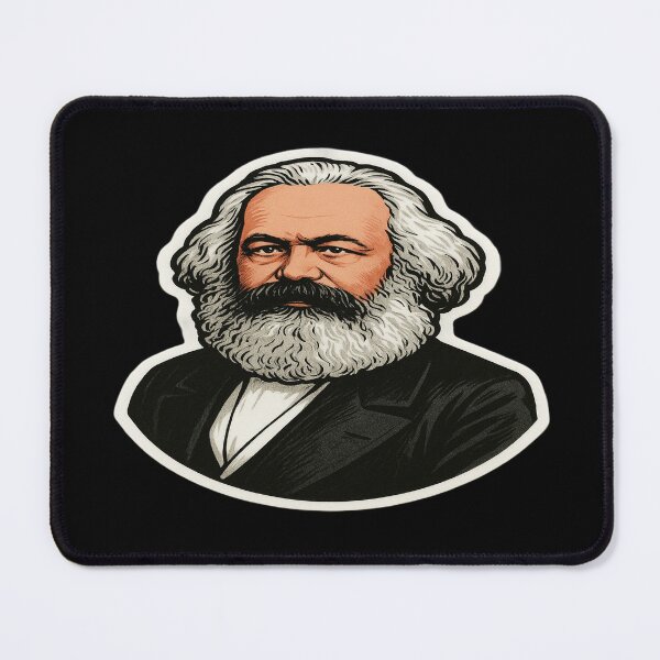 Item preview, Karl Marx Philosopher Portrait  designed and sold by Owcomm.