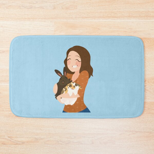 Item preview, Dot and Pearl the Bunnies with Furmom designed and sold by Kyna Arts.