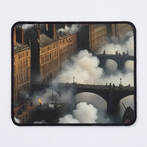 Item preview, Copy of Victorian Era London with steam and industrial elements after JMW Turner designed and sold by Vintage Designs +.