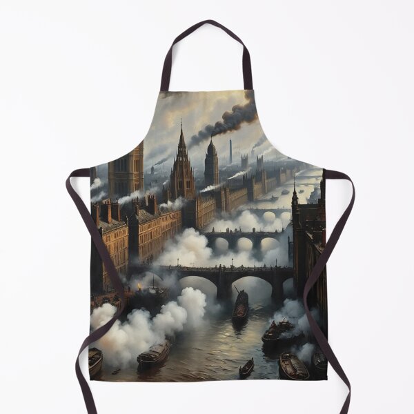 Item preview, Copy of Victorian Era London with steam and industrial elements after JMW Turner designed and sold by Vintage Designs +.