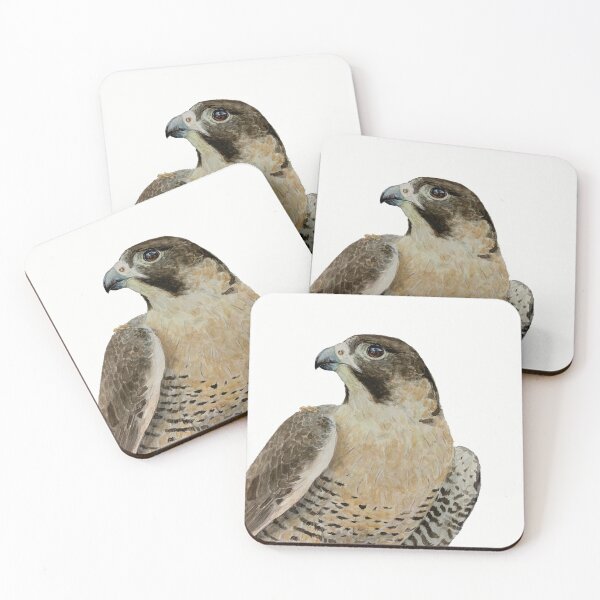 Item preview, Realistic hand painted Watercolor of a Peregrine falcon  designed and sold by Bmoony.