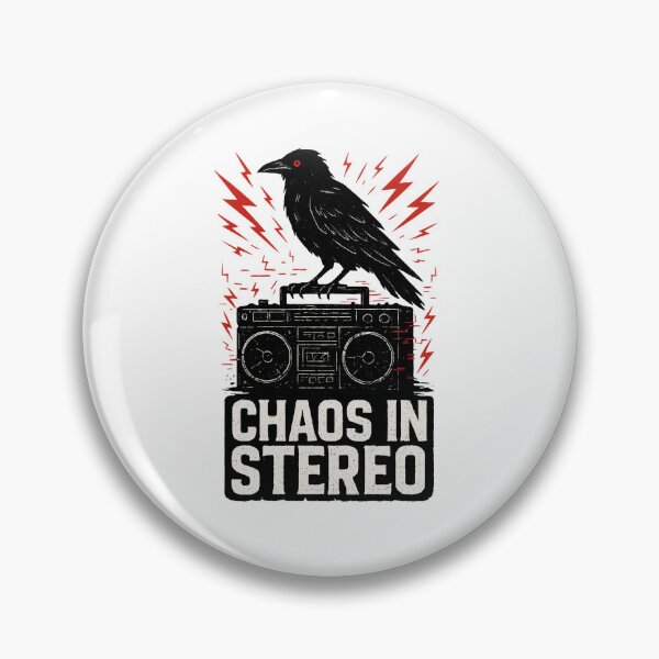 Item preview, Chaos in Stereo – Raven & Boombox Design designed and sold by Aldebaran10310.