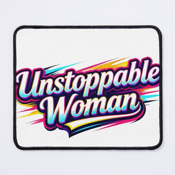 Item preview, Unstoppable Woman – Bold Feminist Empowerment Quote Design designed and sold by Rockz-Fashion.