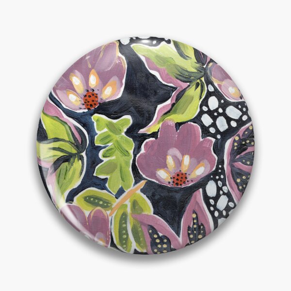 Item preview, Flowing florals abstract pattern design designed and sold by Crimson-thyme.