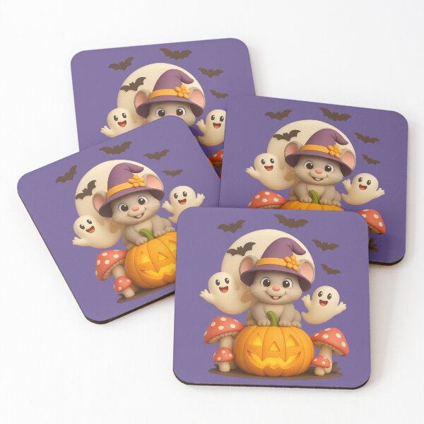 Item preview, Ghostly Gathering Under the Moon  La Veillée des Petits Fantômes   designed and sold by Drawingshirts.