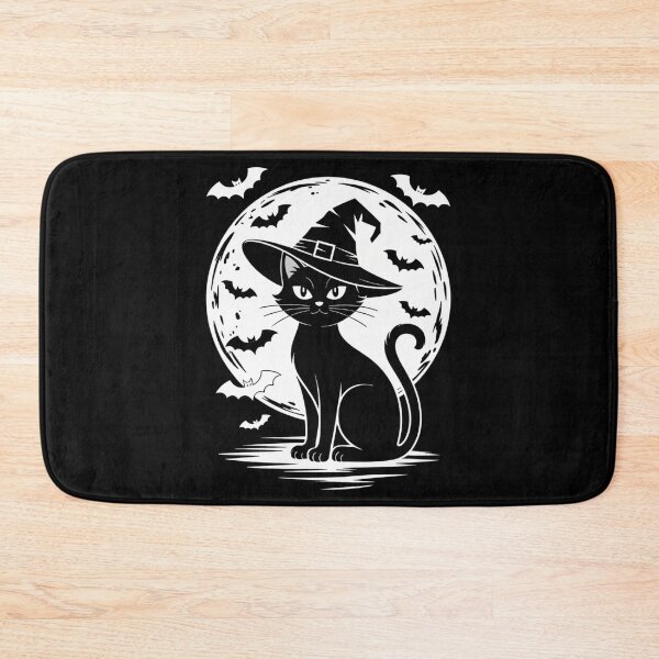 Item preview, Halloween Cat Witch designed and sold by tearbytea.