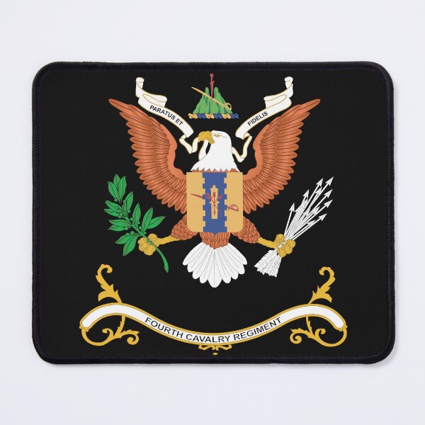 Item preview, Army - Regimental Colors - 4th Cavalry Regiment - Paratus et Fidelis X 300 designed and sold by Military Insignia Products.