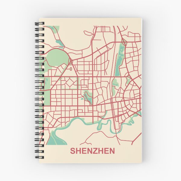 Item preview, Shenzhen Map (China) designed and sold by MapsByLeo.