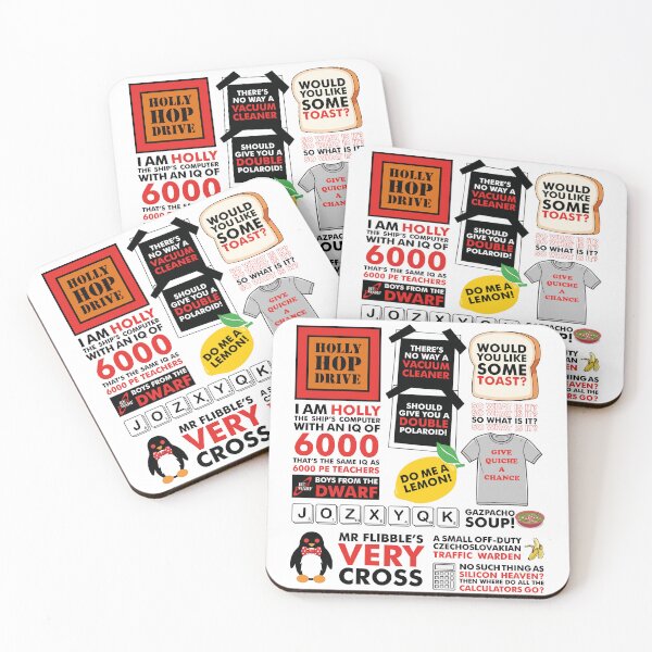 Item preview, Red Dwarf Quotes designed and sold by iconikit.