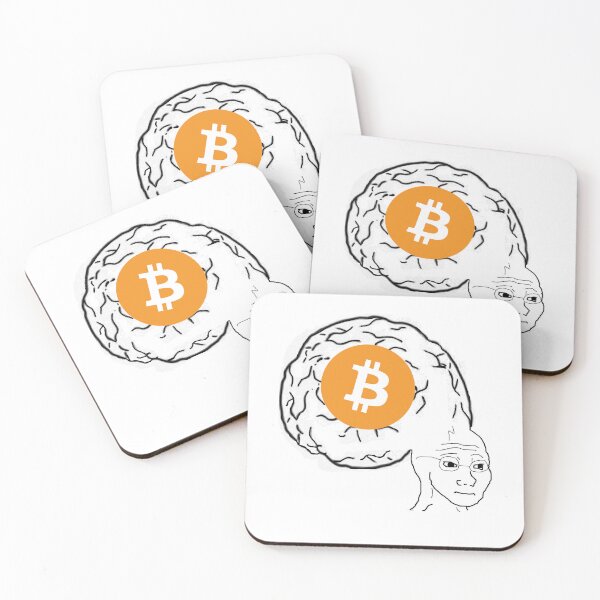 Item preview, Wojak Brain Bitcoin designed and sold by CyberRex.